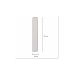 Мел белый квадратный 100 штук, ЮНЛАНДИЯ (Алгем), картонная упаковка, 229070