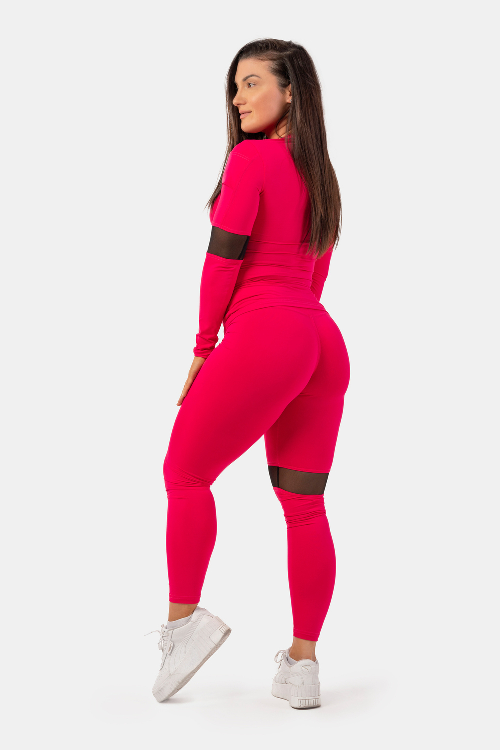Лонгслив LONG SLEEVE SMART POCKET SPORTY TOP 418 Розовый