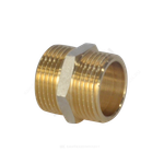 Ниппель латунь никель Ду 32 (1 1/4") НР 9022 ГОСТ 32585-2013 Aquasfera 9022-04