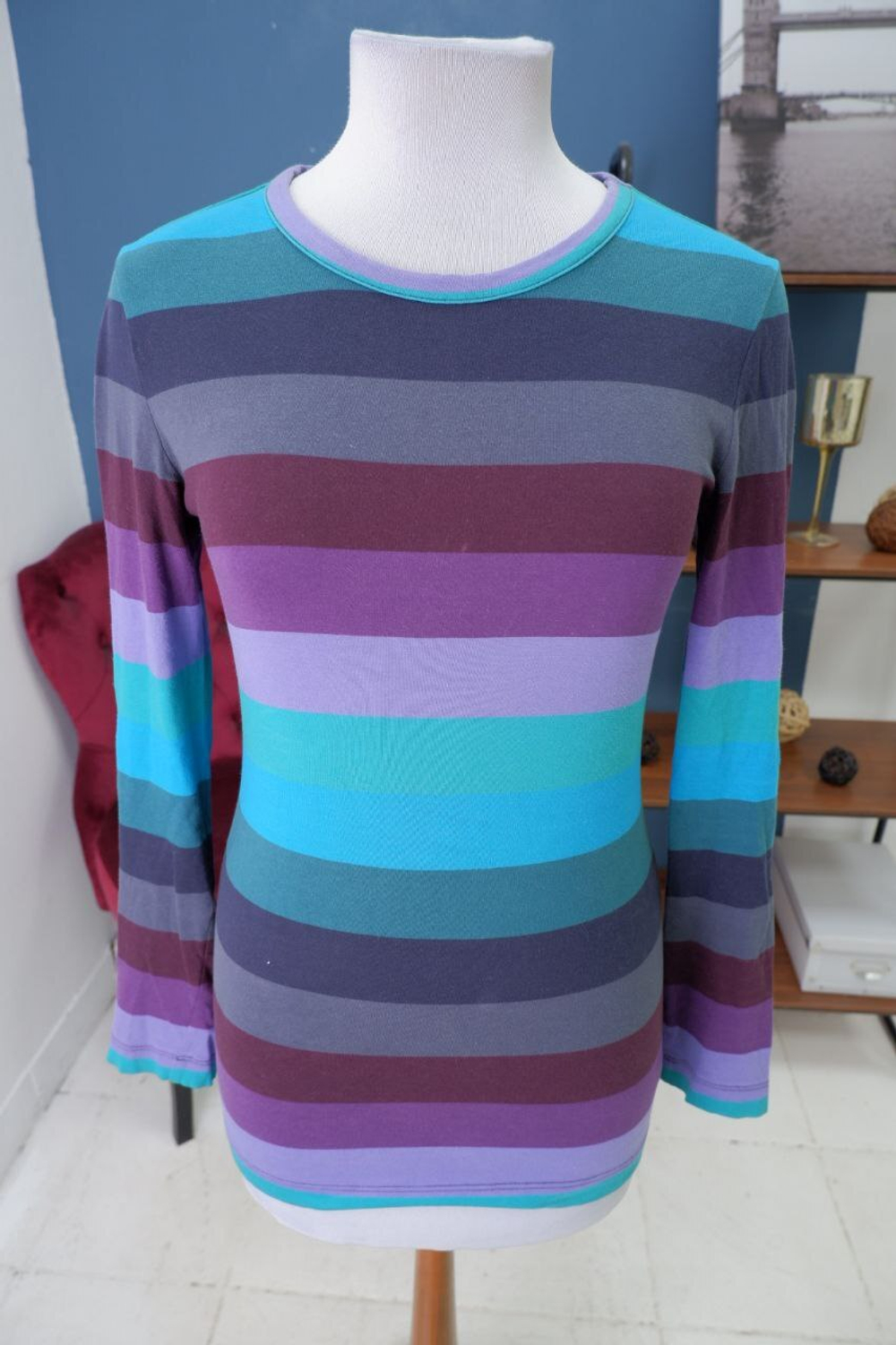 Джемпер Jackpot в полоску 42 размер