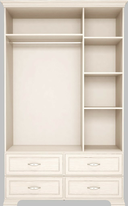 Шкаф для одежды 3-х дверный с ящиками Венеция 01