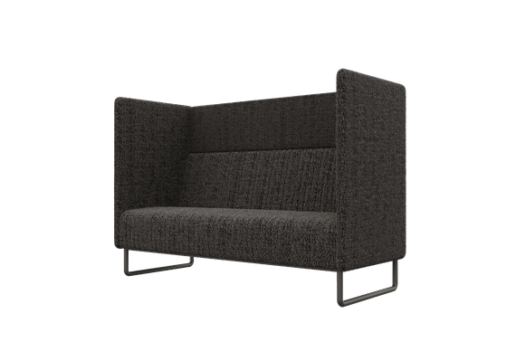 Bronks Диван двухместный BROS-2 Ness 012/Металл Черный 1715*760*1180