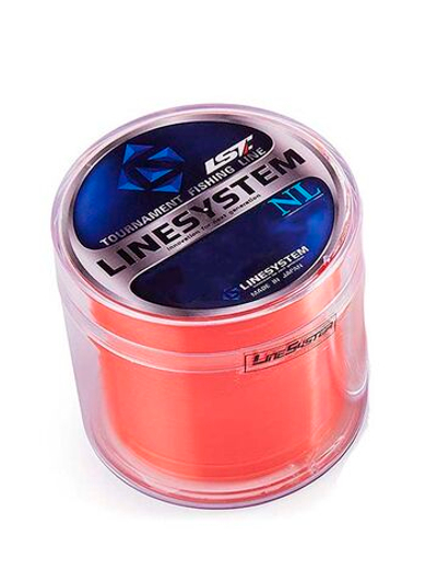 Монофильная леска для рыбалки LINESYSTEM Bobbin NL orange 300m 40LB #10,0 (0,52mm)