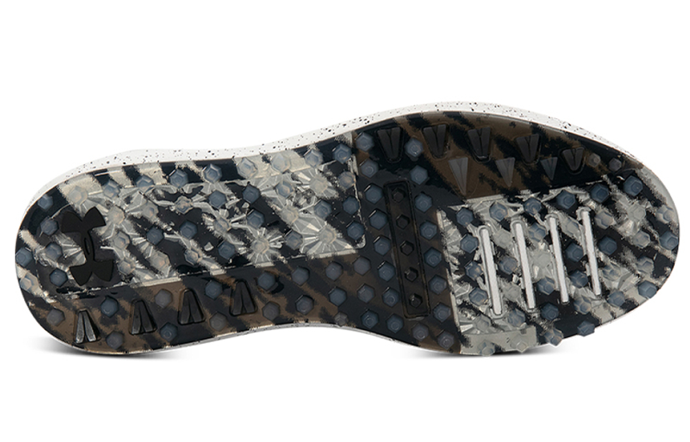 Under Armour Curry 8 Golf Spikeless "Black White"