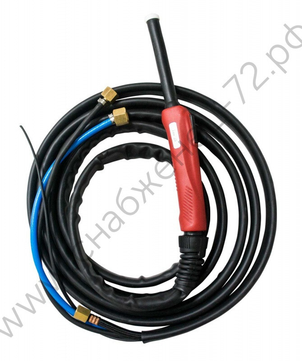 Горелка TIG 25 250A (100%), M12x1, газ 1/4G, вода 3/8G, 8m-с упр. разъёмами 2-3-5pin