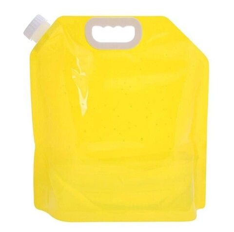 Складная канистра для воды с вакуумным клапаном, цвет желтый, 5 л