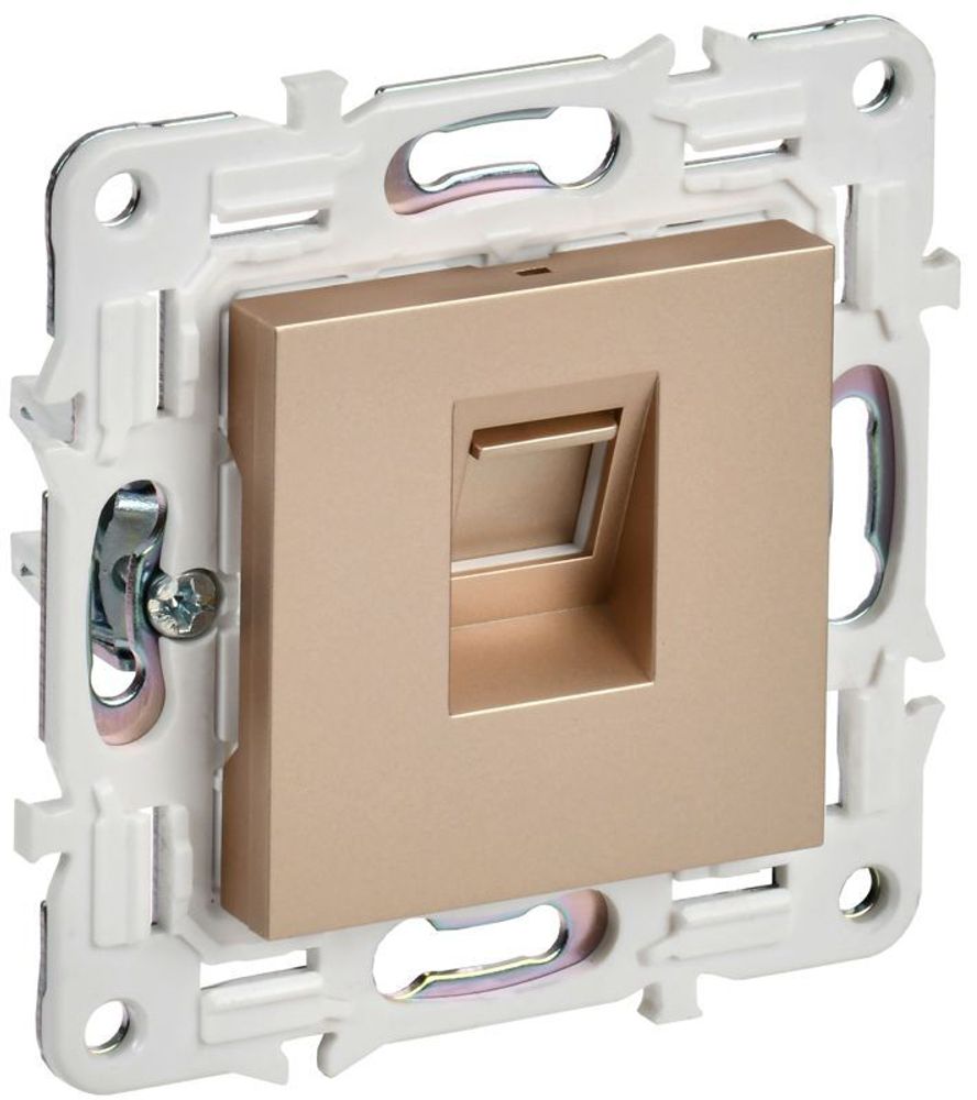 Розетка компьютерная RJ45 кат.5E SKANDY SK-K01Sa песочн. IEK SK-K10-1-K98 Розетка компьютерная RJ45 кат.5E SKANDY SK-K01Sa песочн. IEK SK-K10-1-K98