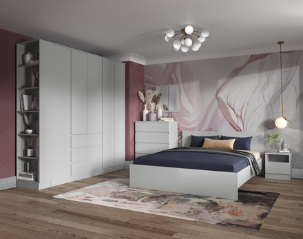 Спальня Мэнкс №2 камень серый