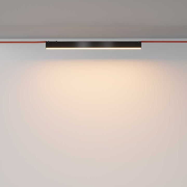 Подвесной светодиодный светильник Maytoni Technical Pendant system Parity Basis TR129B-24W3K-B