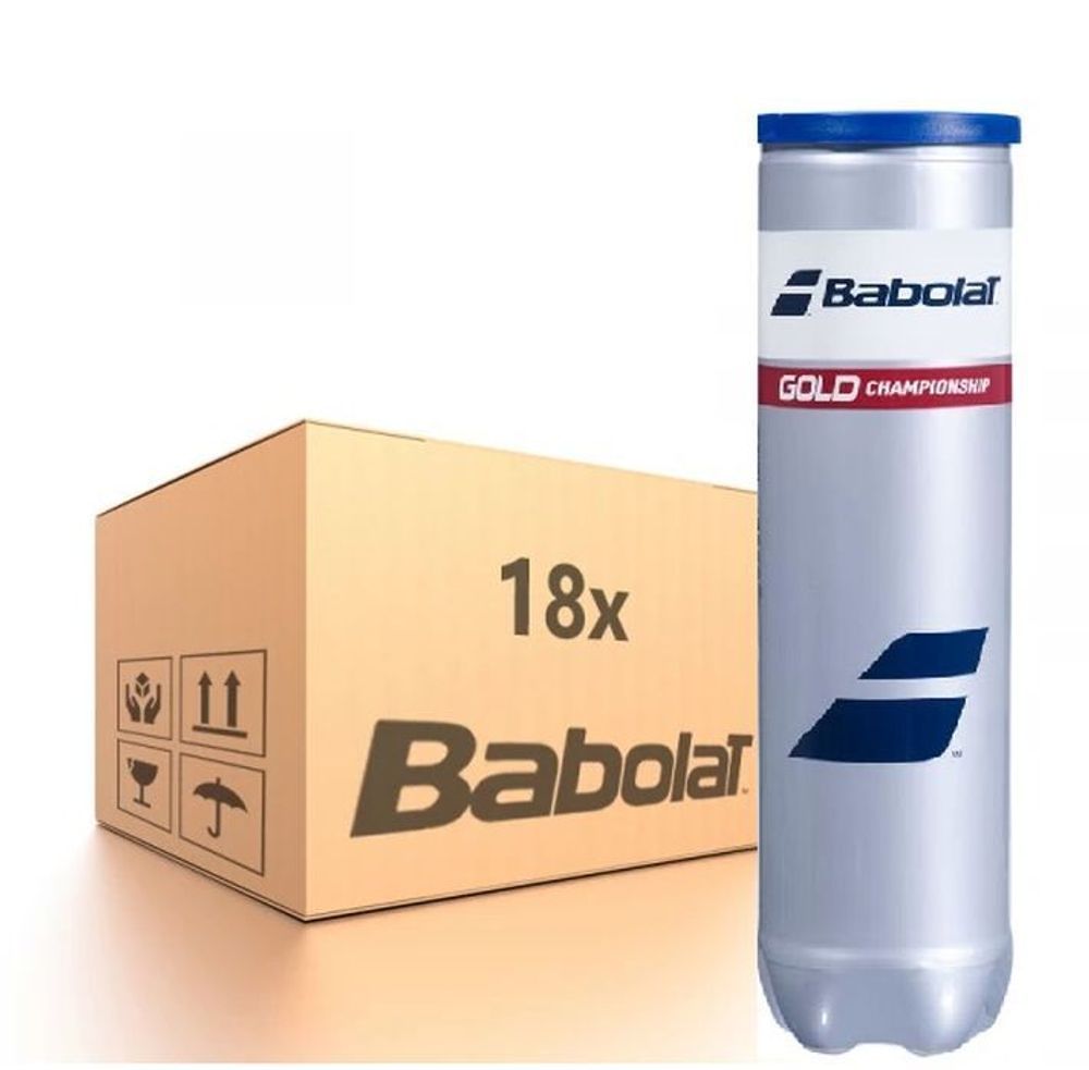 Упаковка теннисных мячей Babolat Gold Championship - 18 x 4B