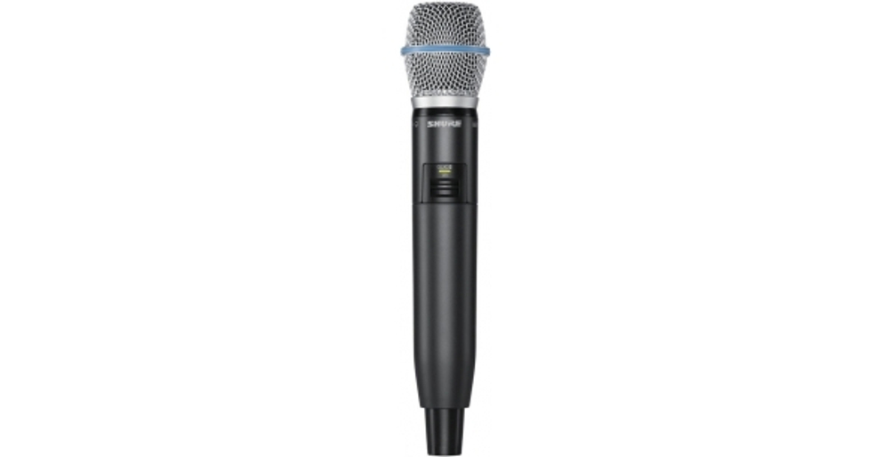 SHURE GLXD2/B87A Z2 2.4 GHz ручной передатчик для цифровых радиосистем с капсюлем микрофона BETA87A