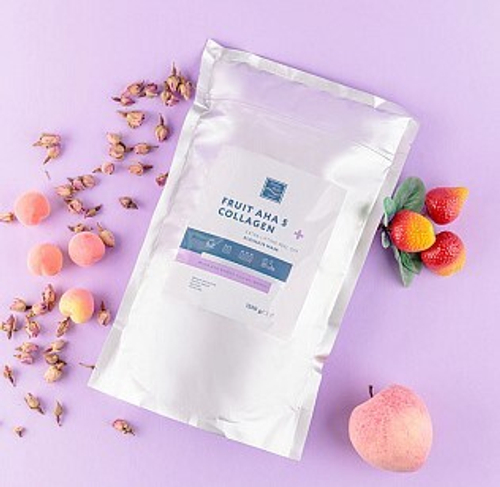 Альгинатная лифтинг-маска "Fruit AHA 5 + Collagen" (Фрут плюс коллаген) 1,2 кг Beauty Style
