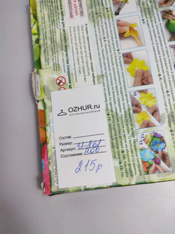 Набор для творчества "Шар из цветов" 8+, новый