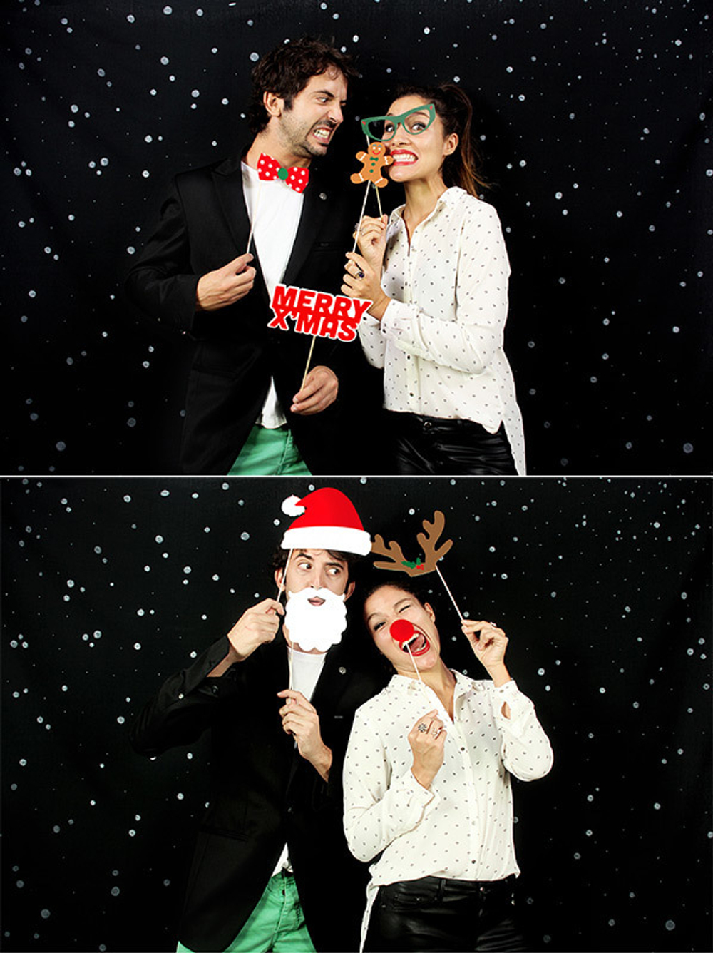 Набор из 20 элементов для вечеринки x-mas booth ver.2