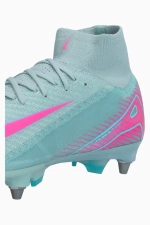 Бутсы Nike Zoom Mercurial Superfly 10 Elite SG-PRO Player Edition - голубой