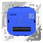 Терморегулятор электронный VOLTUM S70 с индикацией и датчиком, для теплого пола, (кашемир)