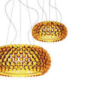 люстра Foscarini  Caboche Ceiling  Fixture 50 см  (янтарная)