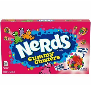 Драже Wonka Nerds Gummy Clusters, 85 г Сша