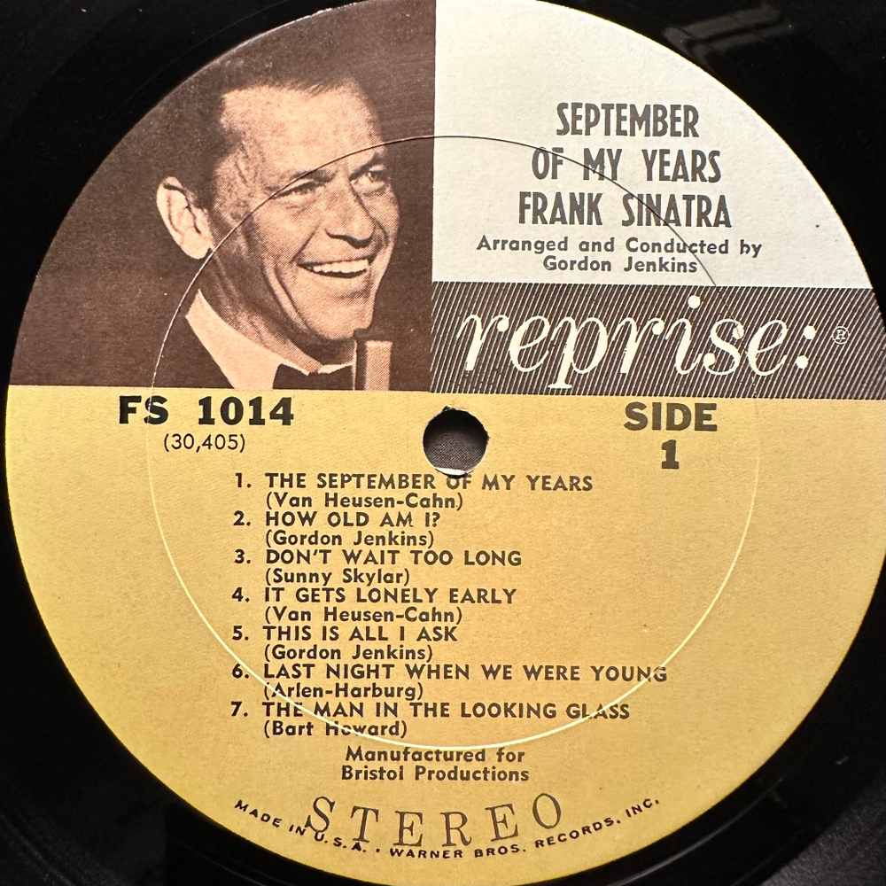 Frank Sinatra - September Of My Years (США 1965г.)