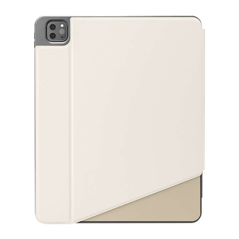 Кожаный чехол-подставка tomtoc Inspire-B50 Tri-Mode Case для iPad Pro 13" (M4, M5 | 2024–2025) Гибридный чехол из полиуретановой кожи Есть отсек для Apple Pencil или аналогичного стилуса