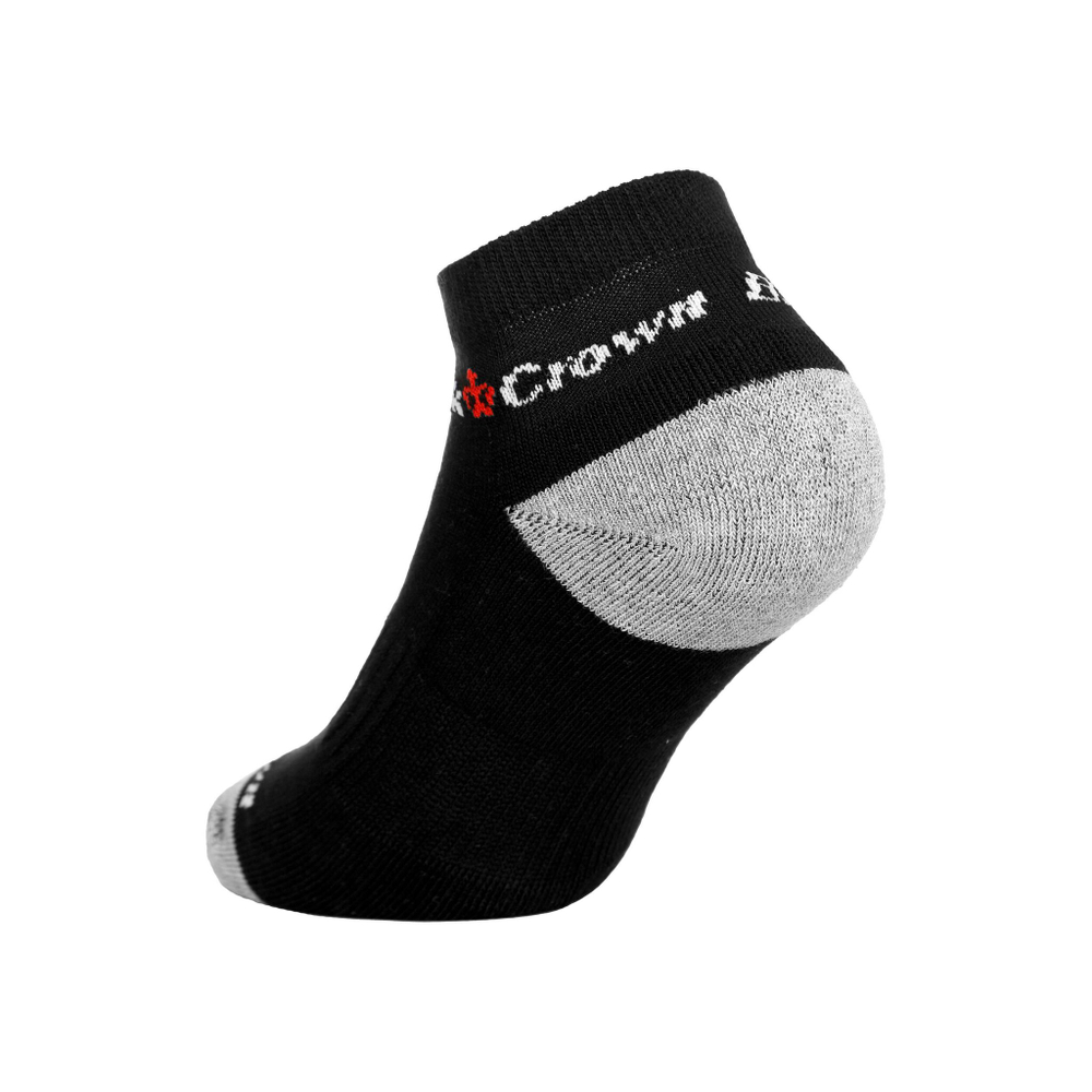 Black Crown Sports Socks - Black, Grey