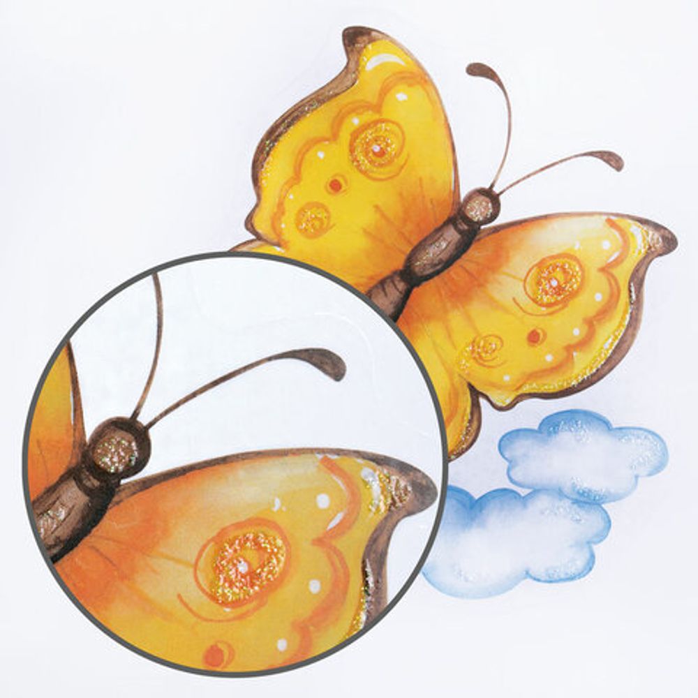 Украшение для окон и стекла ЗОЛОТАЯ СКАЗКА "Забавные зверюшки 2", 25,8х33,5 см, ПВХ, 591236