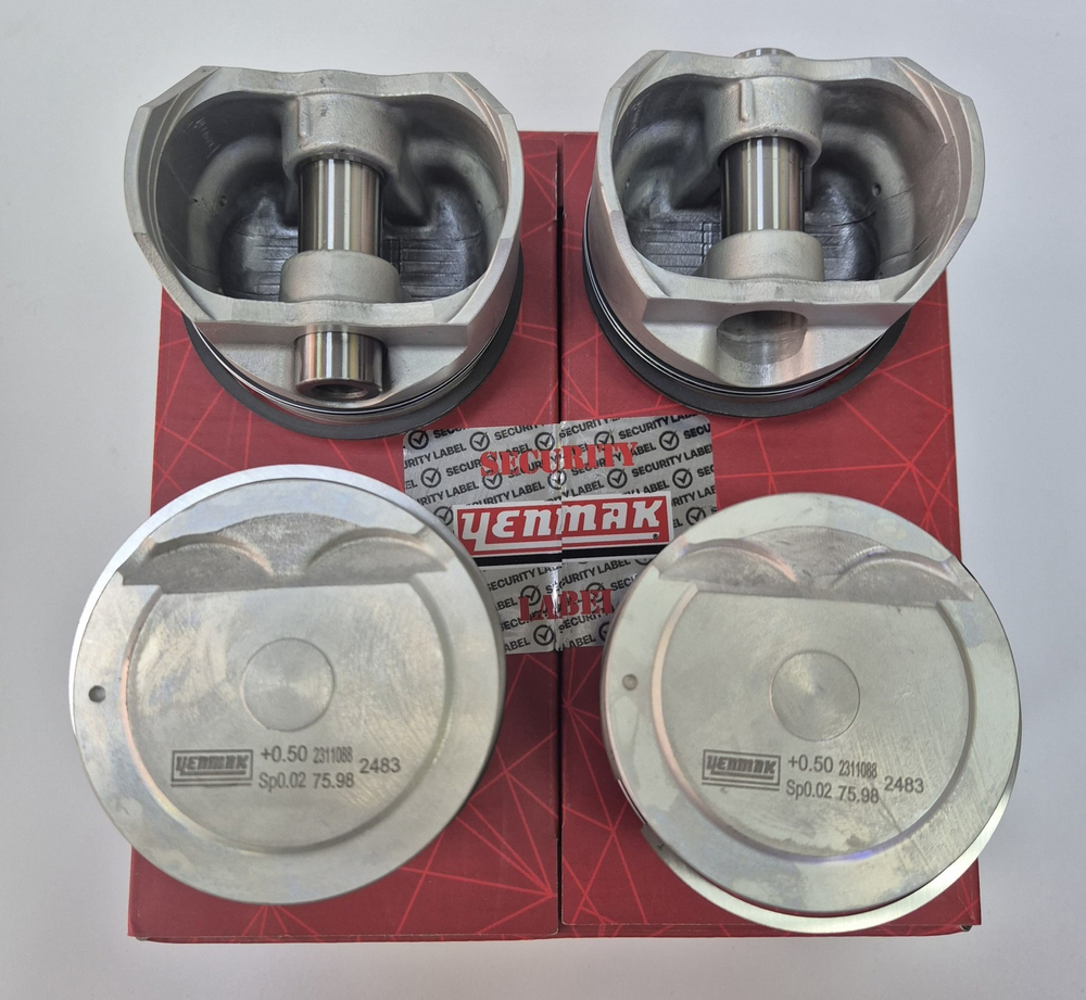 Поршни с кольцами +0.50 G4EC Yenmak