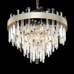 Citilux Лаура CL301262 Люстра хрустальная подвесная Шампань