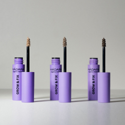 MÁDARA Grow & Fix - Гель для бровей - тонирующий. оттенок Frosty Taupe, 4 ml