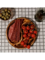 Деревянная менажница "Инь-Янь" из кедра