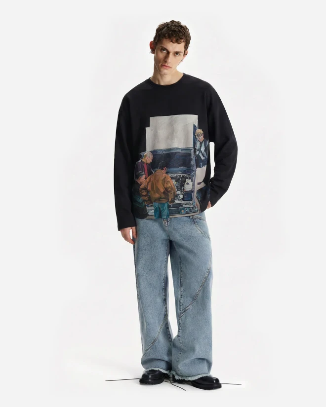 Лонгслив «Серебряный Марк»