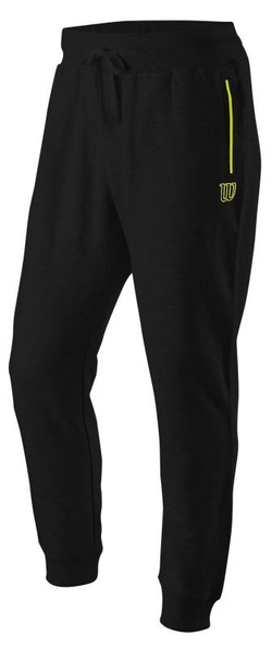 Мужские теннисные штаны Wilson Chi Ctn Jogger M - black