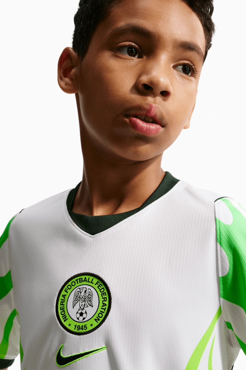 Футболка Nike Nigeria 2026 Away Stadium Junior - белый