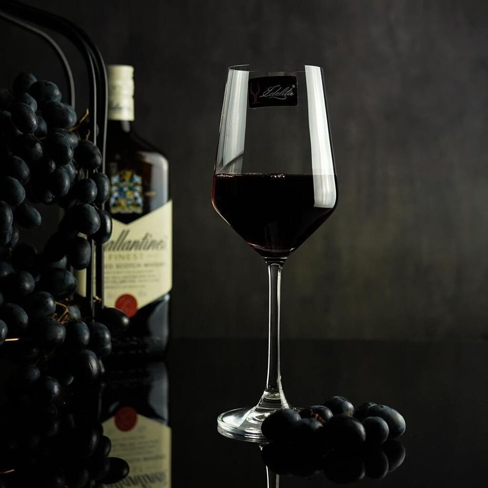 Бокал для вина 350 мл хр. стекло Hotel "Edelita" d 5,5 см h22 см P.L. - BarWare [6]