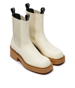 Кожаные челси на каблуке COLLEGE CHELSEA Furla - кремовый(YI49FCG BX1327)