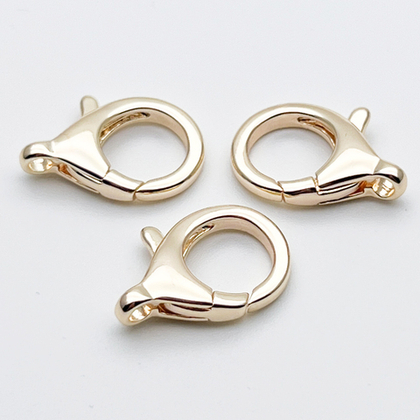 Замок-карабин, цвет золото, размер 20 мм, цена за 1 шт