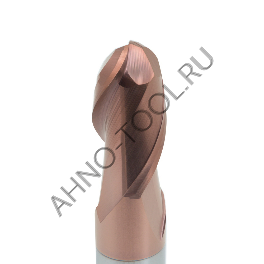 Фреза монолитная твердосплавная BRGM-2B-R7.0 HRC55 AHNO