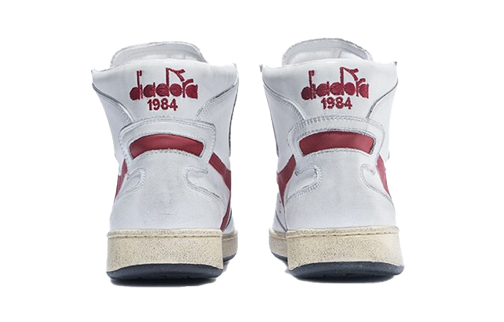 diadora Mi Basket Used "White Garnet"