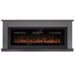 Каминокомплект: Очаг Electrolux Infinity EFP/P-1600ULS N, портал Canto Long графит, черный