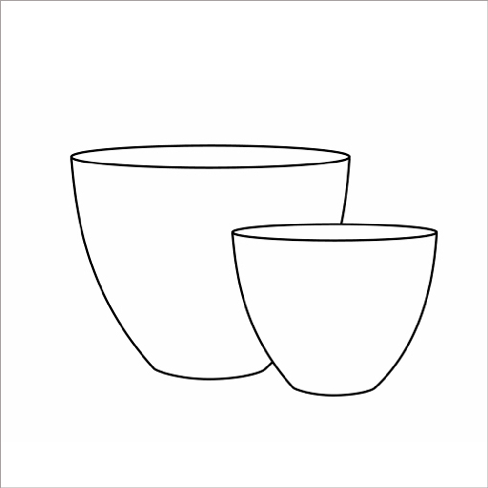 Кашпо, коллекция Surface, форма UPON