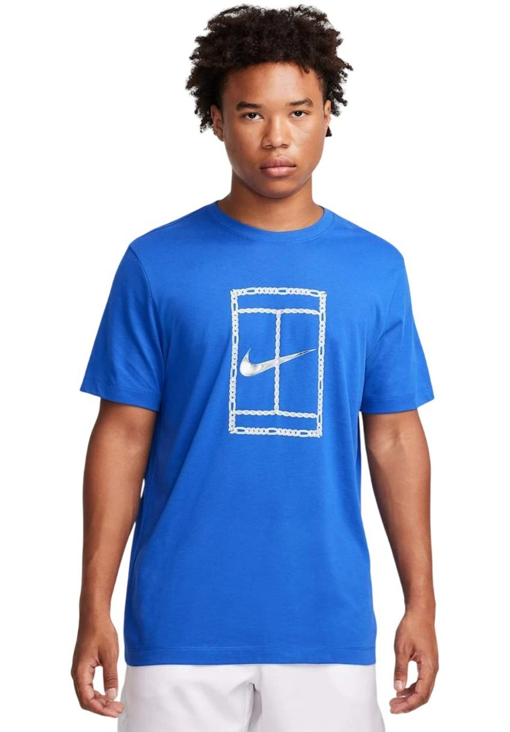 ОДЕЖДА ДЛЯ ТЕННИСА Мужская, Футболка NIKE DRI FIT TEE .