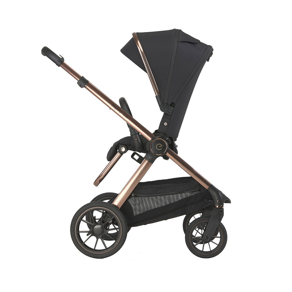 Детская коляска 3 в 1 Espiro Code 2025 и автокресло Pi Black 10 clever black/Чёрный (Black 110)
