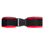 Красно-черные велюровые оковы ToyFa Anonymo 310156