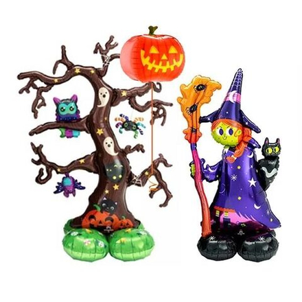 Композиция воздушных шаров, Веселый Хэллоуин 2