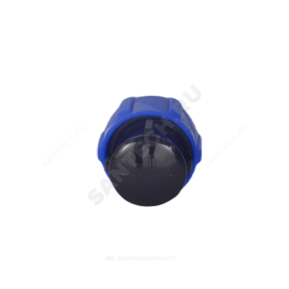 Заглушка компрессионная ПЭ Дн 63 Ру16 VALFEX 121001123063