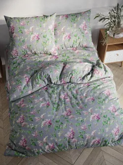 Простынь на резинке "Syringa" 90х200 см Сказка сатин