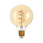 Лампа Gauss Led Filament G95 6W E27 360lm 2400K Flexible 105802007