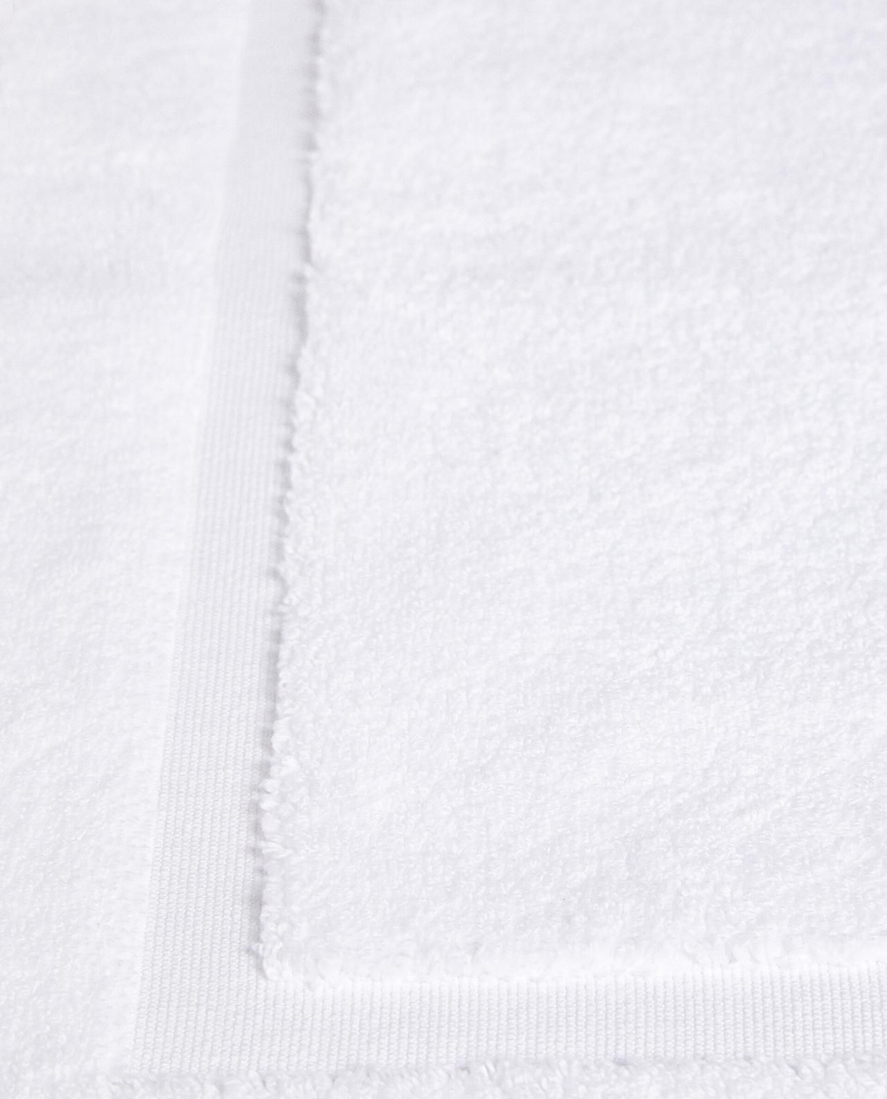 Zara Home - Нескользящий коврик для ванной из мягкой махровой ткани, белый, 60x90 см