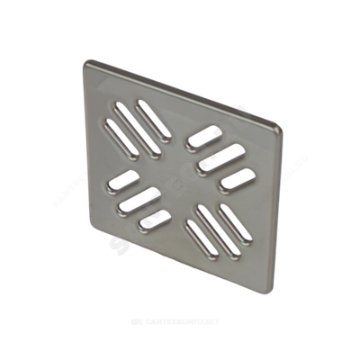 Решетка для трапов нержавеющая сталь 115х115мм HL HL037N.1E