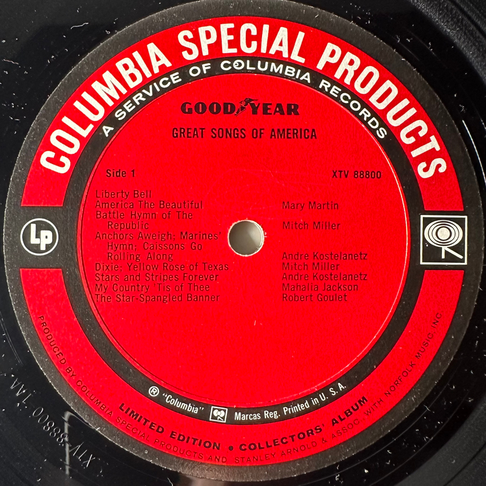 Great Songs Of America (США 1967г.)